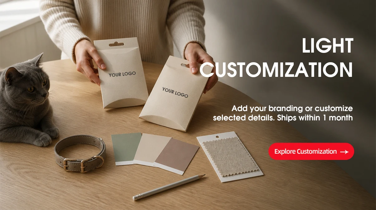 Light customization - add your branding or customize selected details