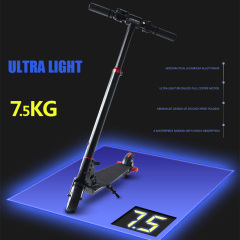7.5kg Light Net Weight Height Adjustable 180w 24v 6inch E Foldable Big Boy Children Toddler Teenager Girl Electric Scooter