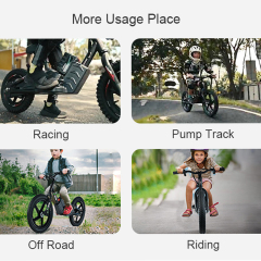 Balancing 16inch Tire Electric Bicycle Cycle Lithium Battery E Balanced Toddler Girls Baby Children's Children Balance Bike Kids