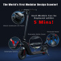 36v 500w 35km/h Fast Removable Lithium Battery Foldable Folding Kick E-scooter Elektrikli E Electric Scooter for Adults