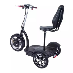 Tricycle Folding Foldable Motor Travel Adult Handicap 3 Three Wheel Mobility Disabled Electric Handicapped Scooters for sale