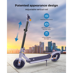 IPX4 El Trotineta Patineta Electrica Elektro Power Patinete Trottinette Electrique E Two Wheels Adult Foldable Electric Scooter