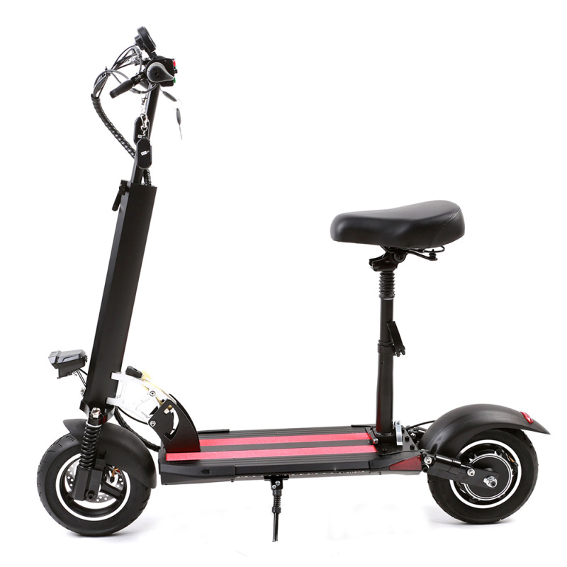 CXS13 500 watt 48 v 12.5ah10 inch Seated European EU Warehouse Folding Seat Adult E Electric Electrical Scooter