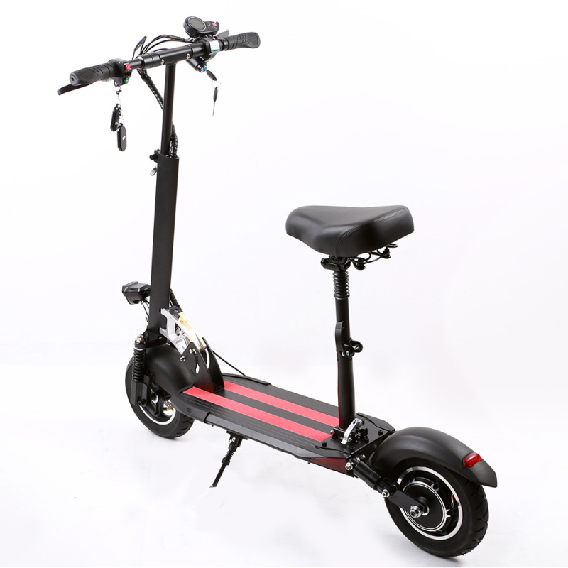 CXS13 500 watt 48 v 12.5ah10 inch Seated European EU Warehouse Folding Seat Adult E Electric Electrical Scooter