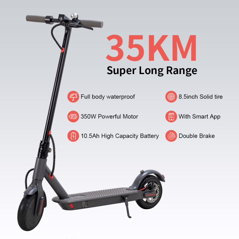 CXV3-Pro Original kick 10.4 ah Battery 8.5 inch 350w Motor 35KM Range Electronic Europe Foldable E Electric Scooter
