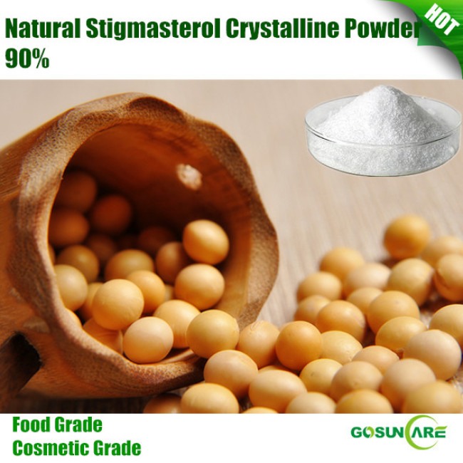 Natural Stigmasterol Crystalline Powder 90%