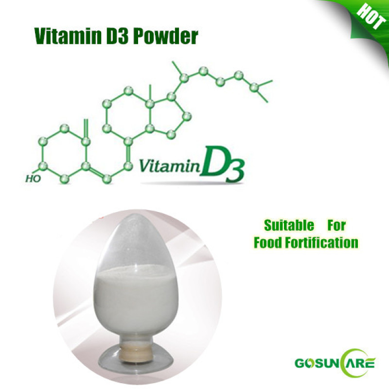 Vitamin D3 Powder 100000IU Vitamin D3 Raw Material