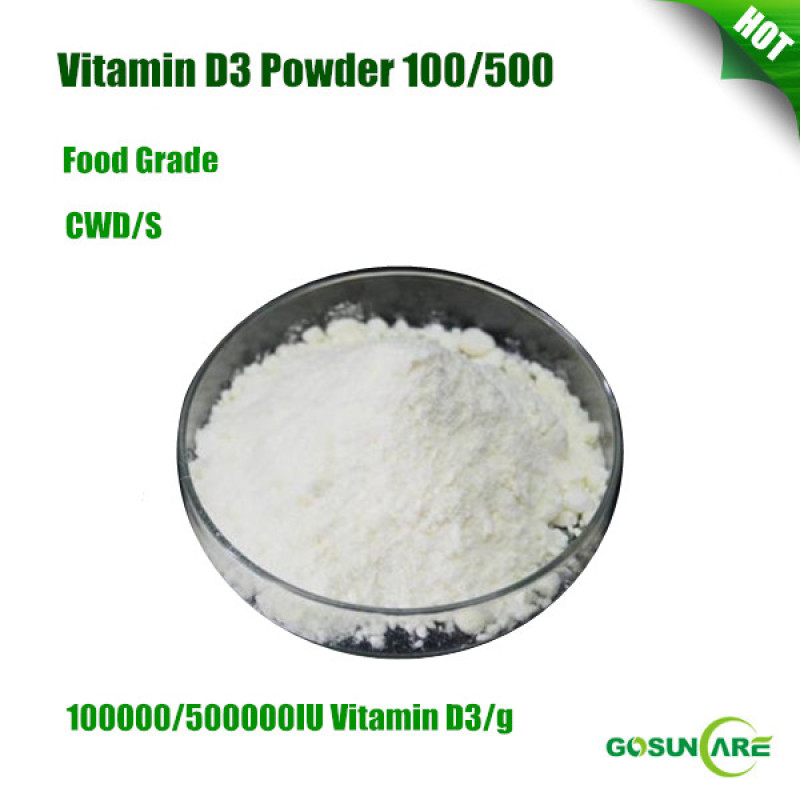 Vitamin D3 Powder 100000IU Vitamin D3 Raw Material