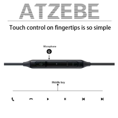 USB type-c headset wired