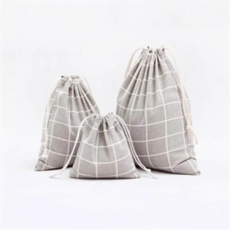 wholesale cotton gift pouch small custom printed cotton canvas drawstring bag