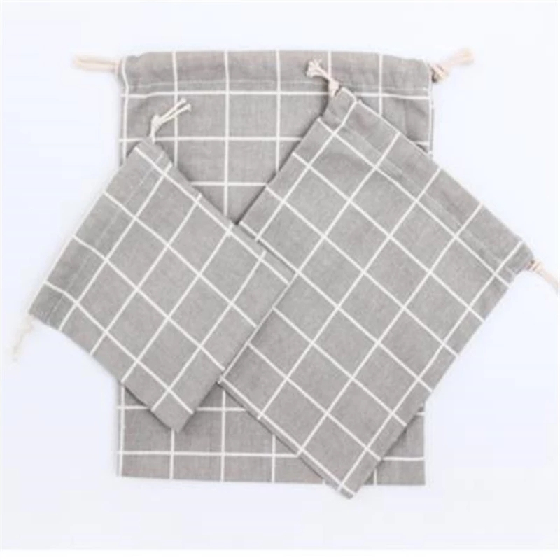 wholesale cotton gift pouch small custom printed cotton canvas drawstring bag