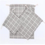 wholesale cotton gift pouch small custom printed cotton canvas drawstring bag