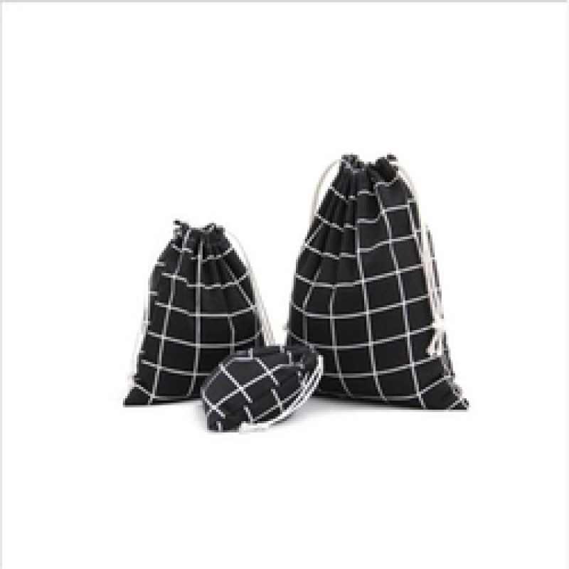 wholesale cotton gift pouch small custom printed cotton canvas drawstring bag