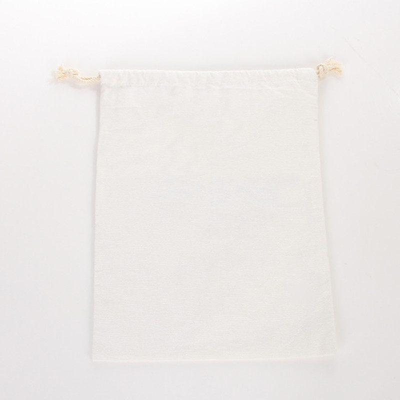 Wholesale Custom Makeup Storage Small Pouch Muslin Calico Cotton Canvas Drawstring Bag