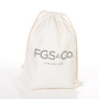 Wholesale Custom Makeup Storage Small Pouch Muslin Calico Cotton Canvas Drawstring Bag
