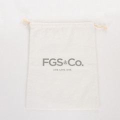 Wholesale Custom Makeup Storage Small Pouch Muslin Calico Cotton Canvas Drawstring Bag