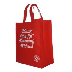 High Quality Promotional Custom Shopping Sewing Non Woven Bag with Print Logo