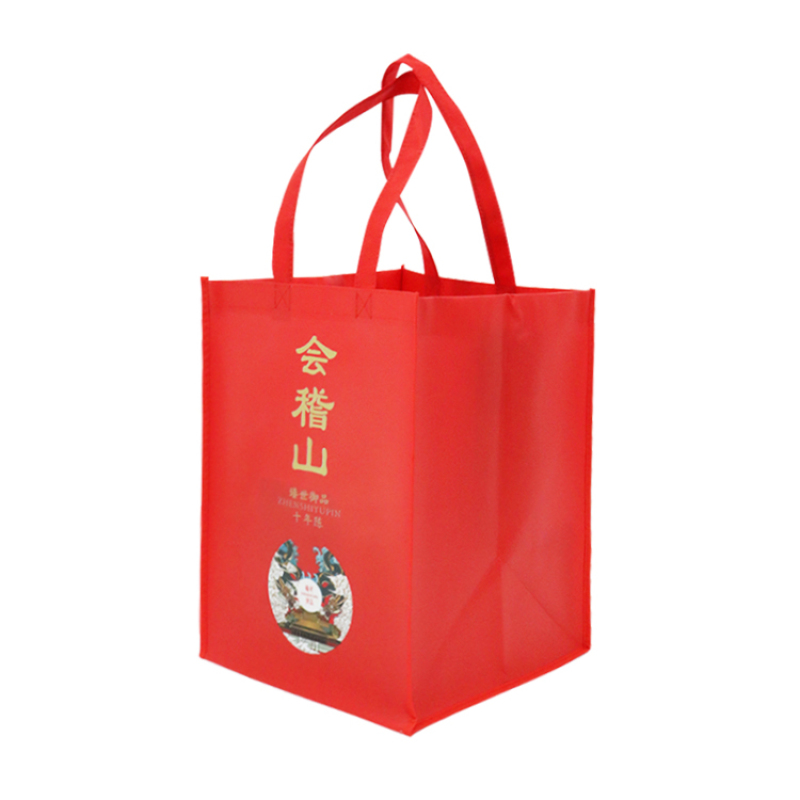 Reusable polypropylene nonwoven packaging bag laminated pp non woven bag shopping tote bag with custom logo