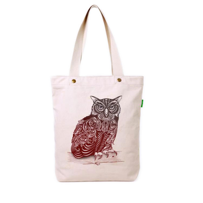 2019 newly  Factory  wholesale high quality  promotional sublimation reusable thick canvas cotton  shopping   tote bag