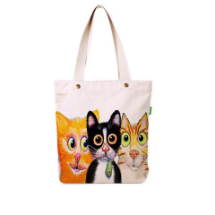 2019 newly Factory wholesale high quality promotional sublimation reusable thick canvas cotton shopping tote bag