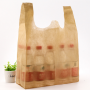 Wholesale Customize Personalized  W shape Die-cut  Non Woven T shirt Shopping bag