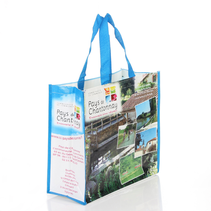 Custom High Quality recycled  PP Woven carry  Bag