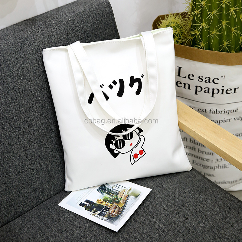 china manufacturer Fashion eco reusable 10oz canvas cotton shopping tote bag