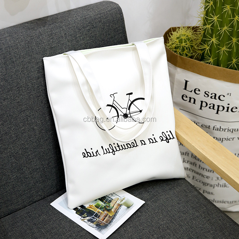 china manufacturer Fashion eco reusable 10oz canvas cotton shopping tote bag