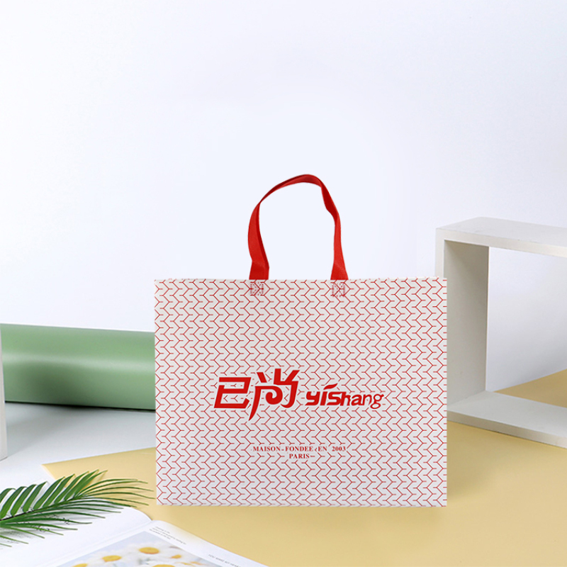Wholesale Custom Printed Eco Friendly Recycle Reusable Grocery PP Laminated Non Woven Fabric Tote Shopping Bags