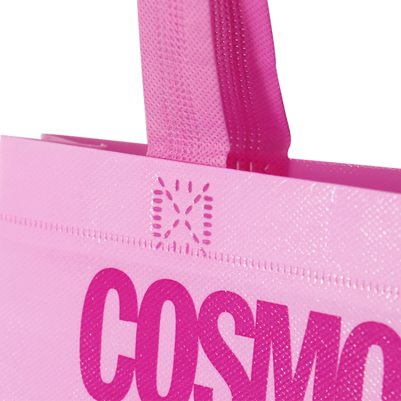 Chengbai   Reusable Laminated PP Non Woven Fabric Tote Shopping Bag with Customer Logo for promotional use