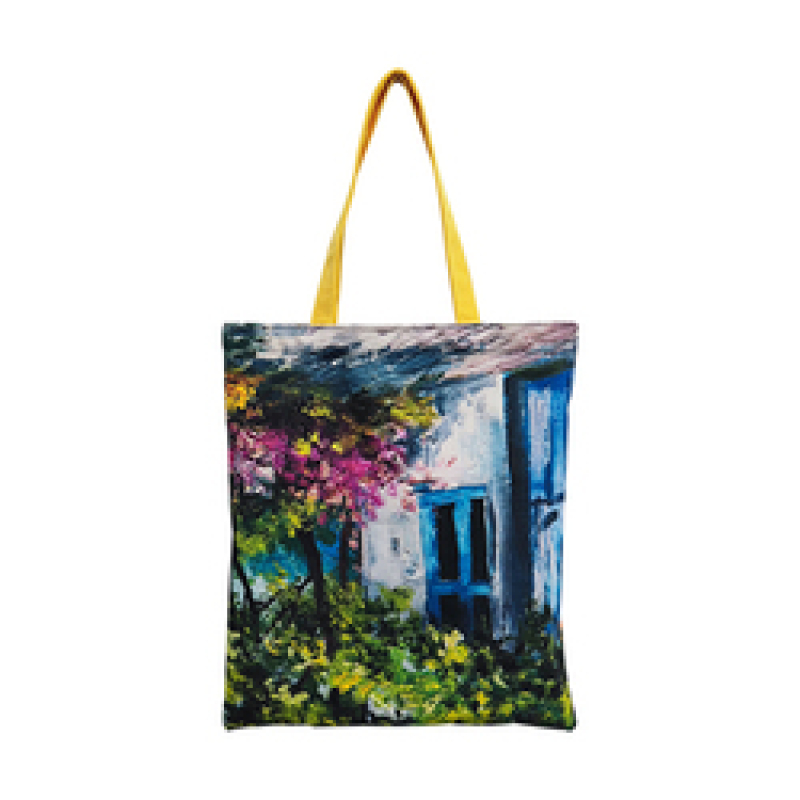 eco friendly reusable organic cotton canvas tote shopping bag custom logo
