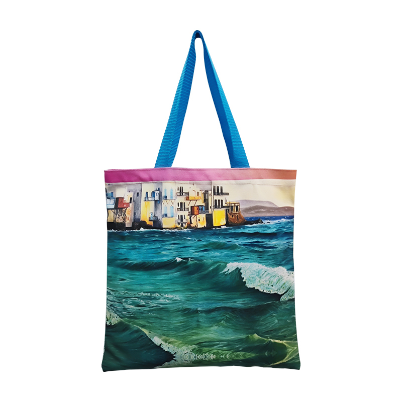 eco friendly reusable organic cotton canvas tote shopping bag custom logo