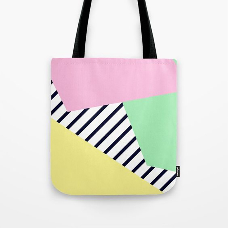 factory price customized  print cotton reusable shopping bags tote canvas bag
