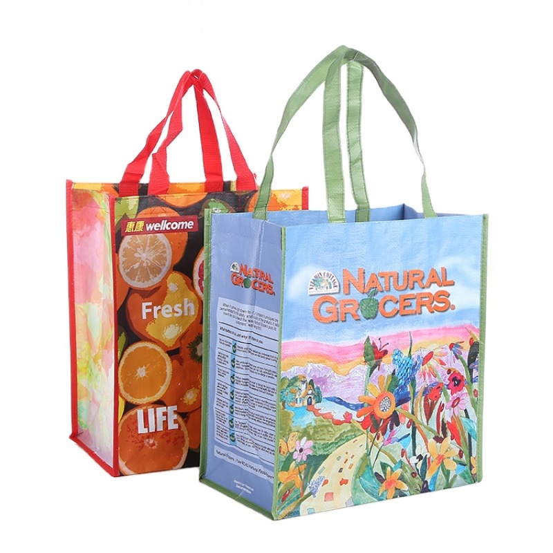 Free Sample Custom Printing PP Woven Bag Polypropylene Bag Biodegradable Shopping Bag