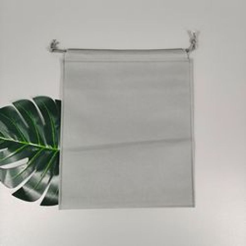 Custom logo eco friendly storage pouch non woven drawstring shoes dust bag 35*45 cm