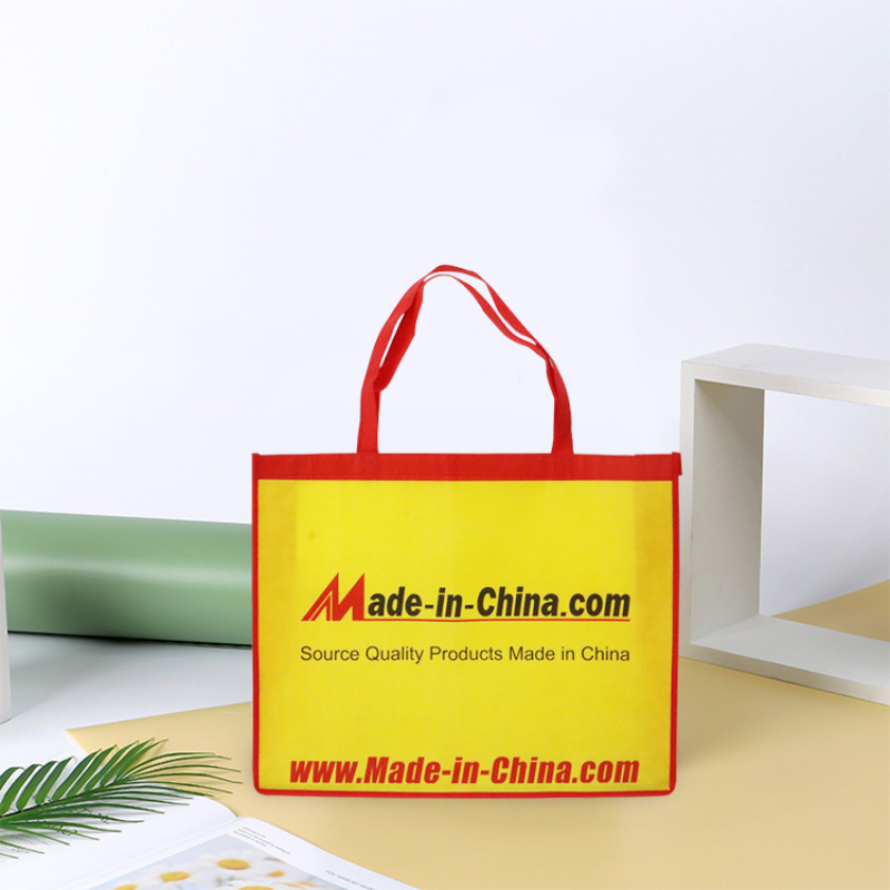 Reusable Polypropylene Packaging Eco Laminated Non Woven Bag Shopping Tote With Custom Logo