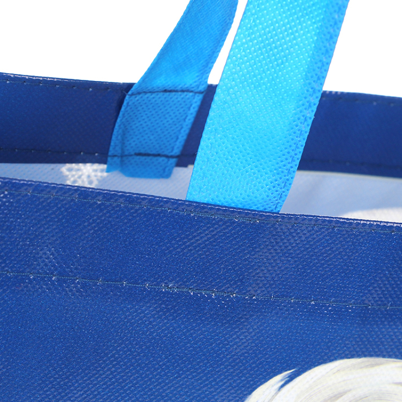 wholesale custom printing reusable pp laminated non woven gift shopping tote bags