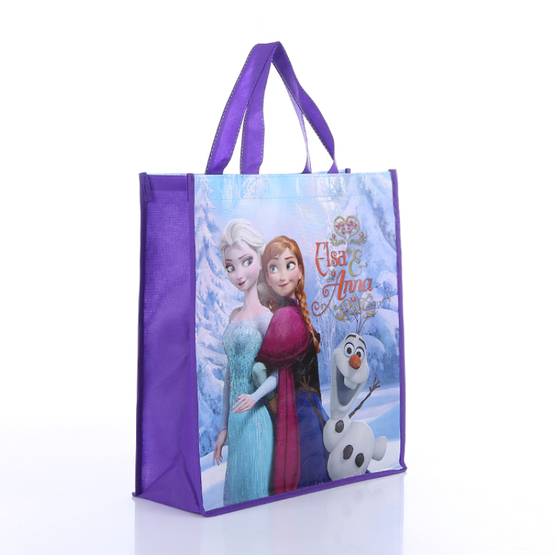 wholesale custom printing reusable pp laminated non woven gift shopping tote bags