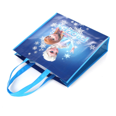 wholesale custom printing reusable pp laminated non woven gift shopping tote bags