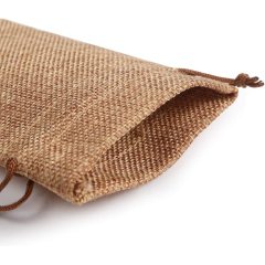 2022 CHENGBAI  light Coffee Wedding Favor Hessian Vintage Sack Pouches Mini Jute Drawstring  Bags