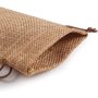 2022 CHENGBAI  light Coffee Wedding Favor Hessian Vintage Sack Pouches Mini Jute Drawstring  Bags