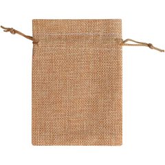 2022 CHENGBAI  light Coffee Wedding Favor Hessian Vintage Sack Pouches Mini Jute Drawstring  Bags