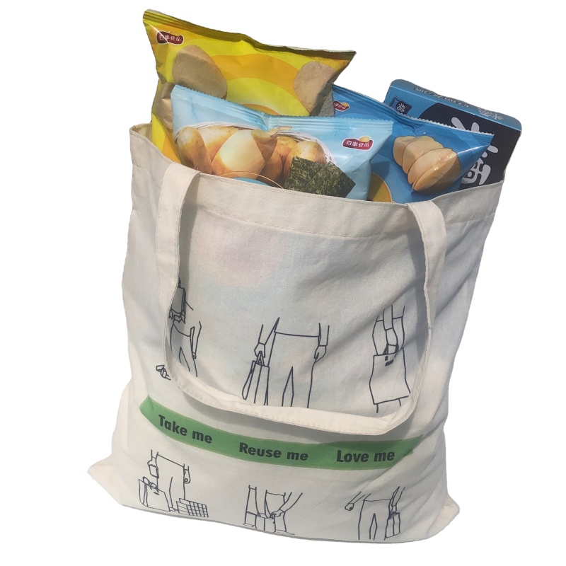 Custom High Quality Eco Friendly Reusable  Cotton Canvas Tote Shopping Bags With Logos Printed