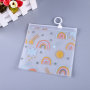 Cartoon waterproof PVC zipper wallet portable storage bag cosmetic bag