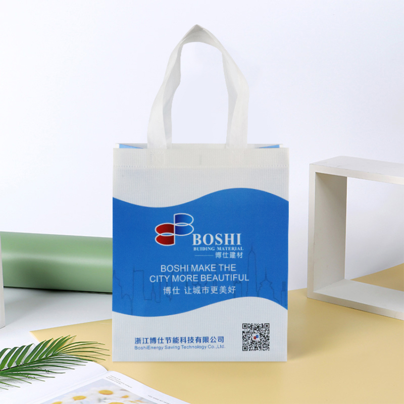Promotional Ultrasonic Laminated PP Non Woven Bag Eco Friendly Non Woven Shopping Bag Custom Logo