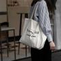 Eco Friendly Large Capacity Custom Logo Printed Plain Cotton Canvas Shopping Tote Bag