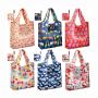 polyester fruit folding bag reusable foldable shopping bag with customized logo