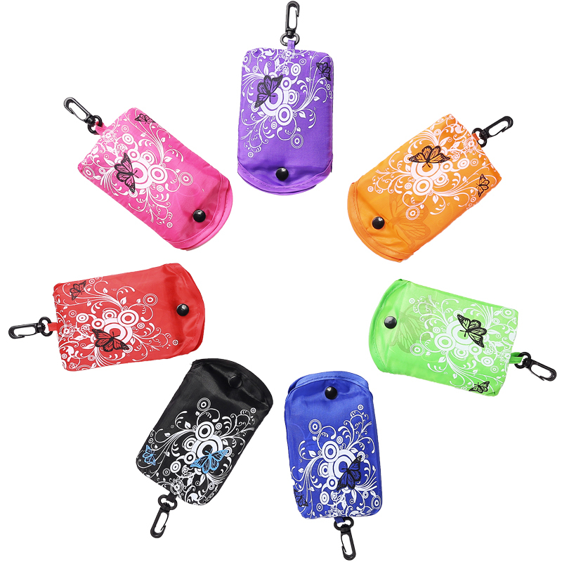 polyester fruit folding bag reusable foldable shopping bag with customized logo
