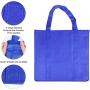 Customer Logo Large Capacity High Quality   Reusable Non Woven Grocery Shopping Bag