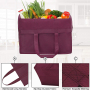 Customer Logo Large Capacity High Quality   Reusable Non Woven Grocery Shopping Bag